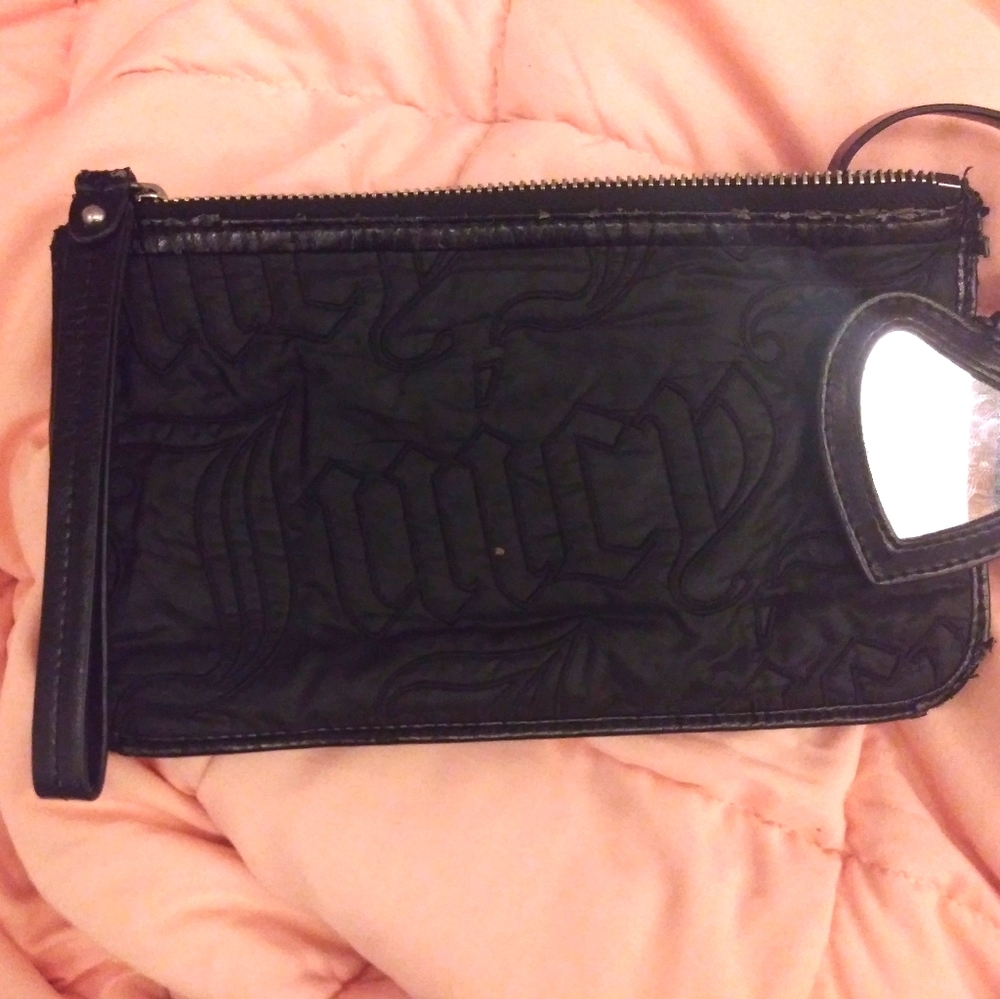 Juicy Coture wristlet with mirror